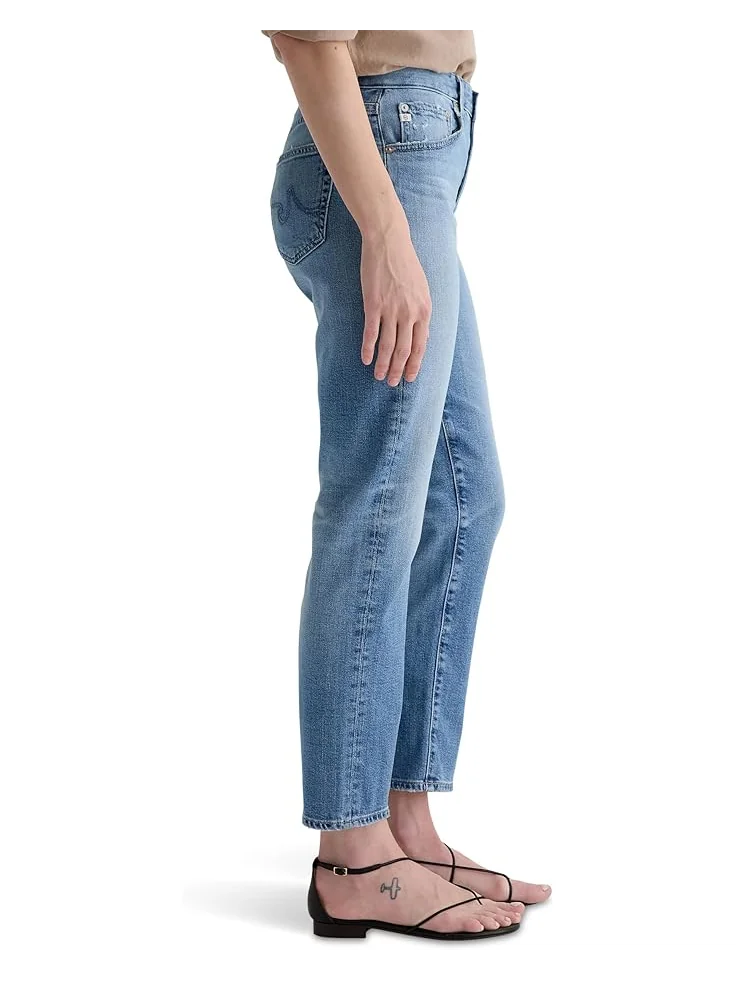 Джинсы AG Jeans Ex-Boyfriend Mid-Rise Slouchy Slim in 12 Years Odyssey, цвет 12 Years Odyssey — изображение 2 из 6