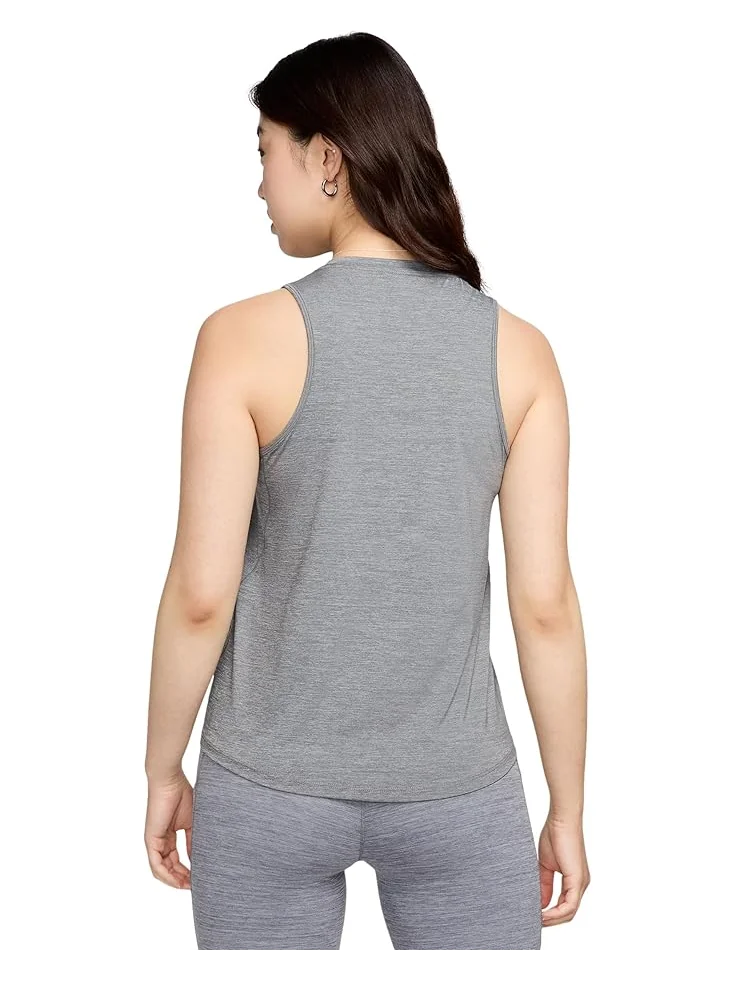 Топ Nike One Classic Dri-FIT Tank Top — изображение 2 из 3, серый//черный