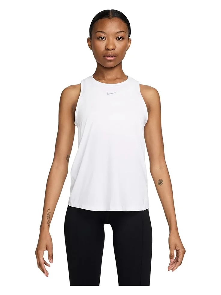 Топ Nike One Classic Dri-FIT Tank Top — изображение 1 из 3, белый/черный