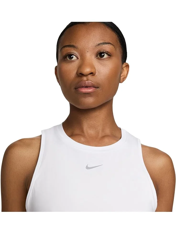 Топ Nike One Classic Dri-FIT Tank Top — изображение 3 из 3, белый/черный