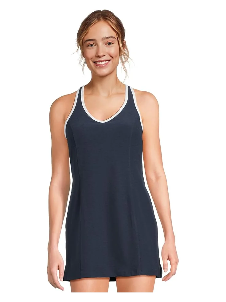 Платье Beyond Yoga Spacedye Starting Line Dress — изображение 1 из 5, темно-синий