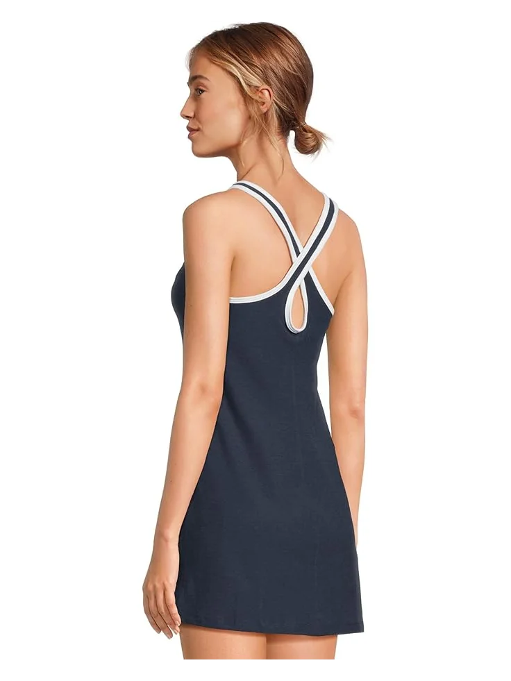 Платье Beyond Yoga Spacedye Starting Line Dress — изображение 3 из 5, темно-синий