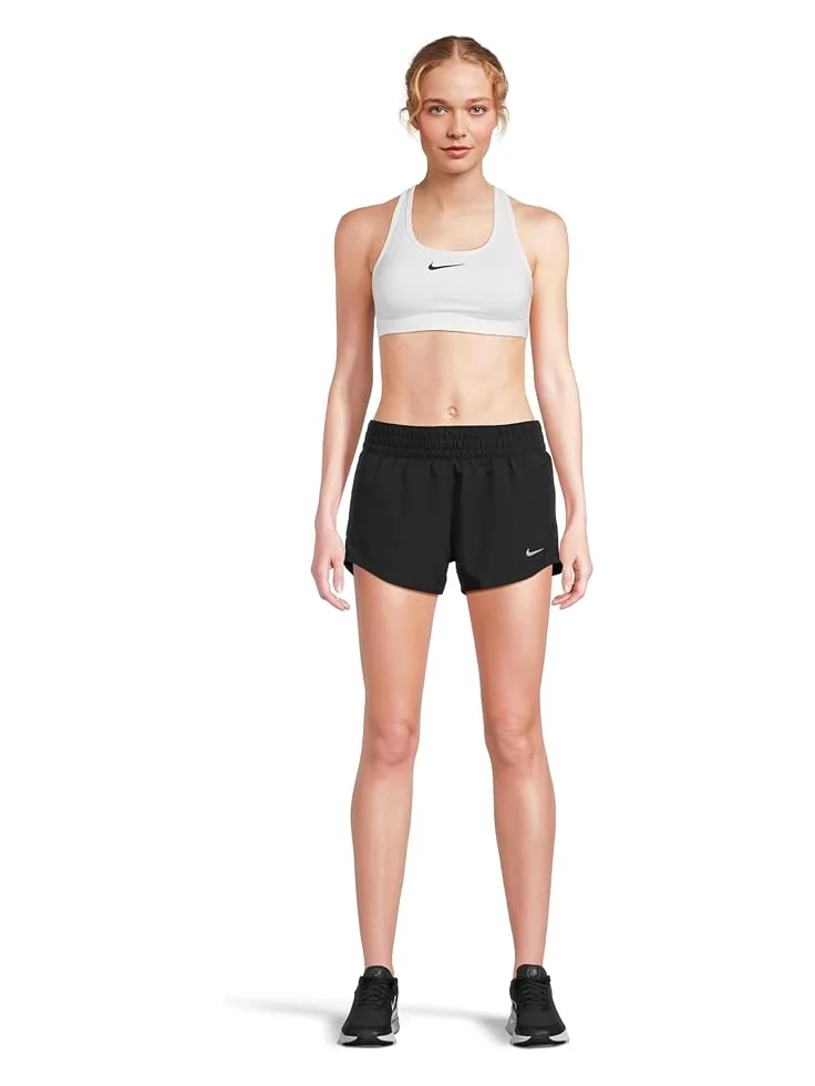 Шорты Nike One Dri-FIT Mid-Rise 3" Brief-lined Shorts — изображение 5 из 5, черный/серебристый