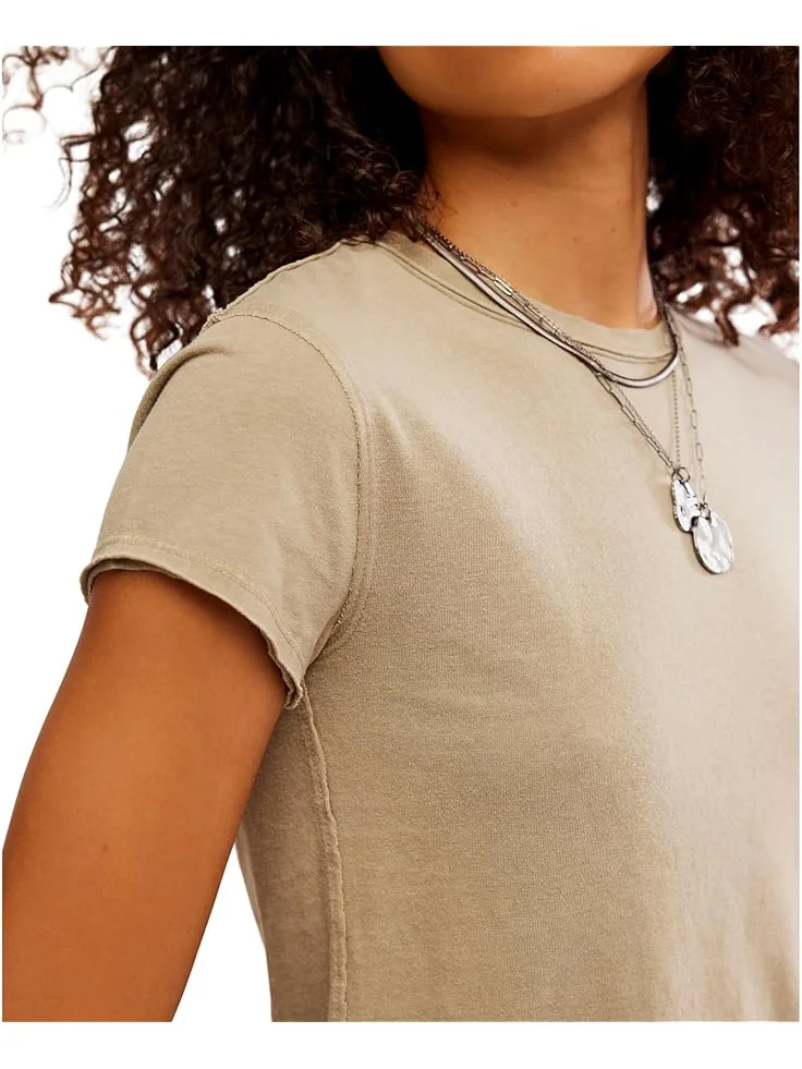 Футболка Free People Nova Tee — изображение 3 из 4, каймановый