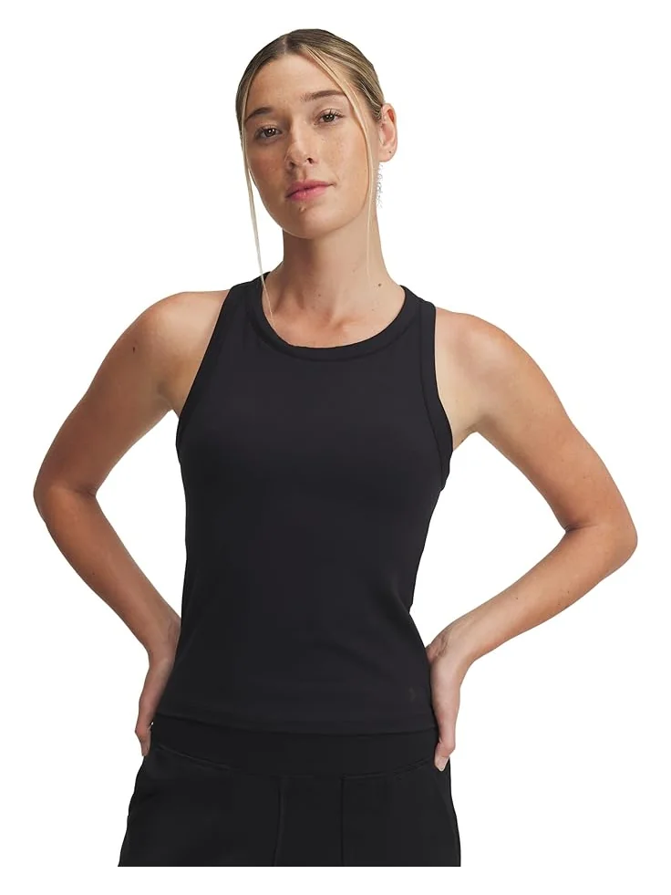 Топ Under Armour Motion High Neck Tank Top — изображение 1 из 3, черный/серый