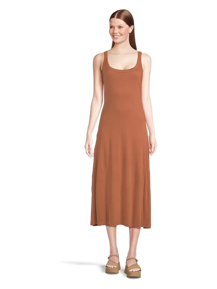 Платье Michael Stars Celine Midi Dress — коричневый