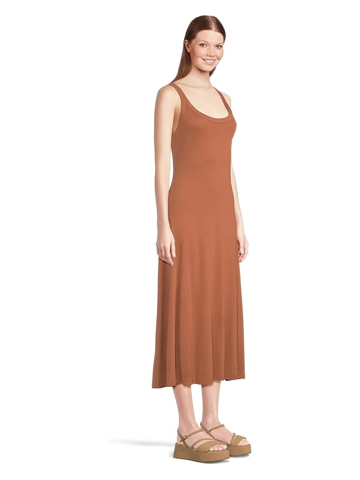 Платье Michael Stars Celine Midi Dress — изображение 2 из 4, терраковый