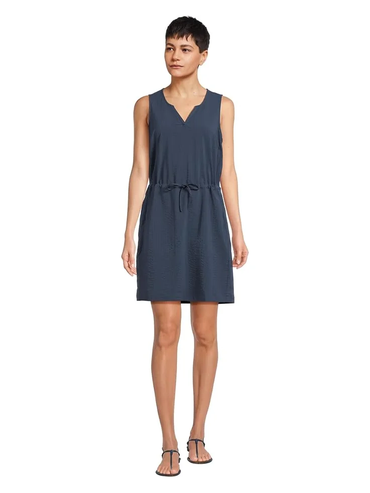 Платье L.L.Bean VentureStretch Seersucker Dress — изображение 1 из 4, темно-синий
