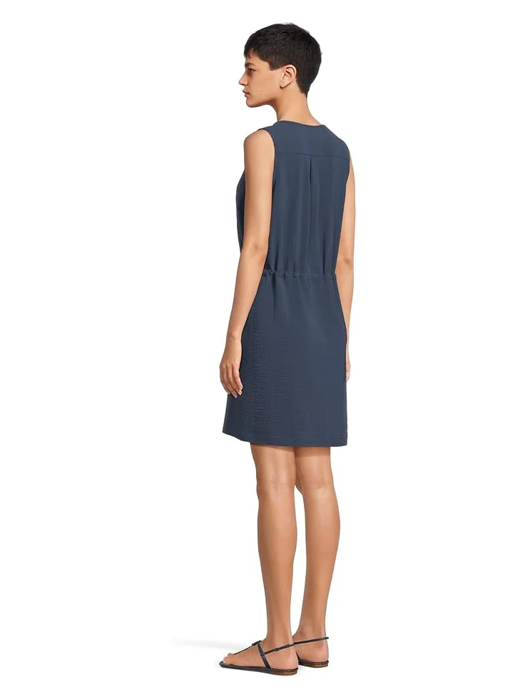Платье L.L.Bean VentureStretch Seersucker Dress — изображение 3 из 4, темно-синий