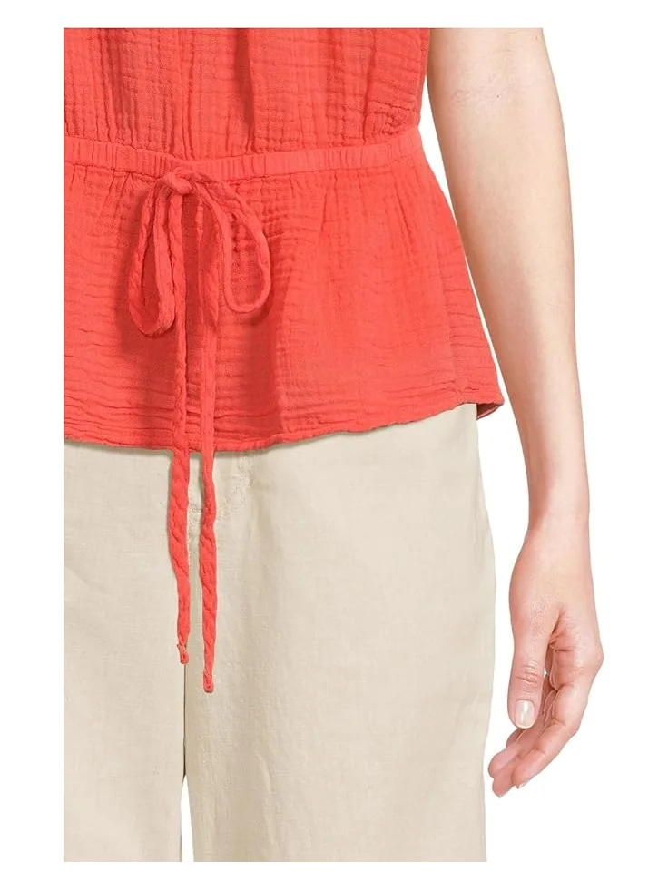 Топ Michael Stars Dahlia Waist Tie Tank — изображение 4 из 5, персимон
