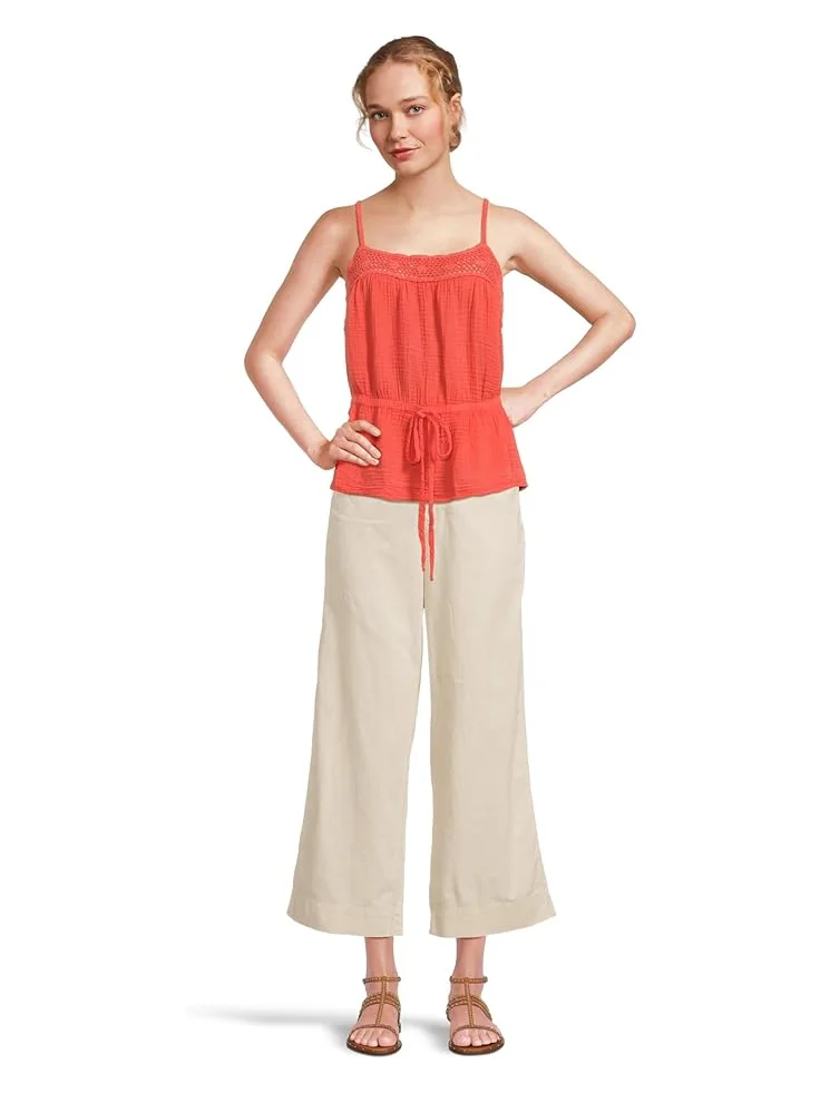 Топ Michael Stars Dahlia Waist Tie Tank — изображение 5 из 5, персимон