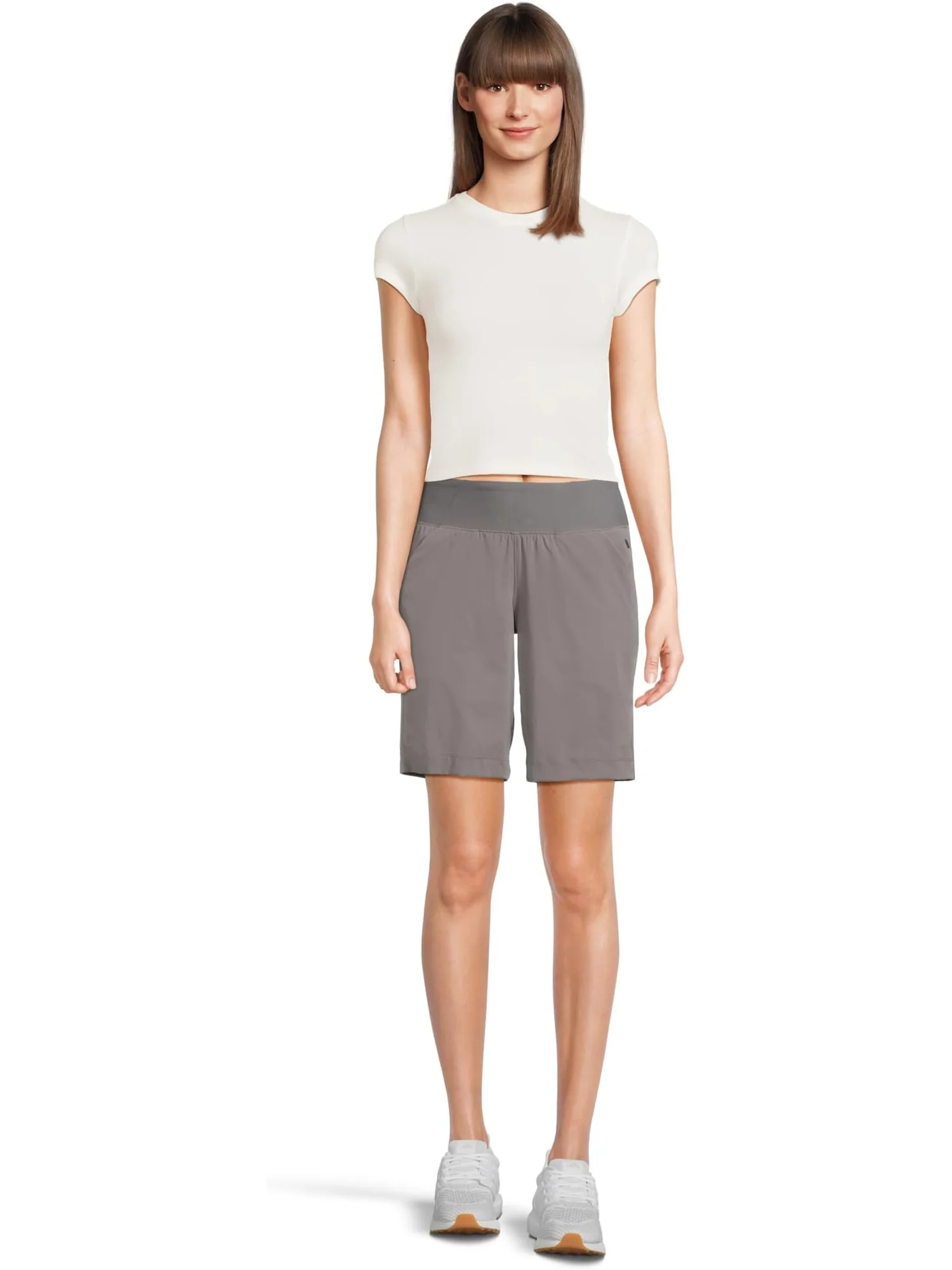 Шорты Prana Koen Flat Front Shorts — изображение 5 из 5, серый