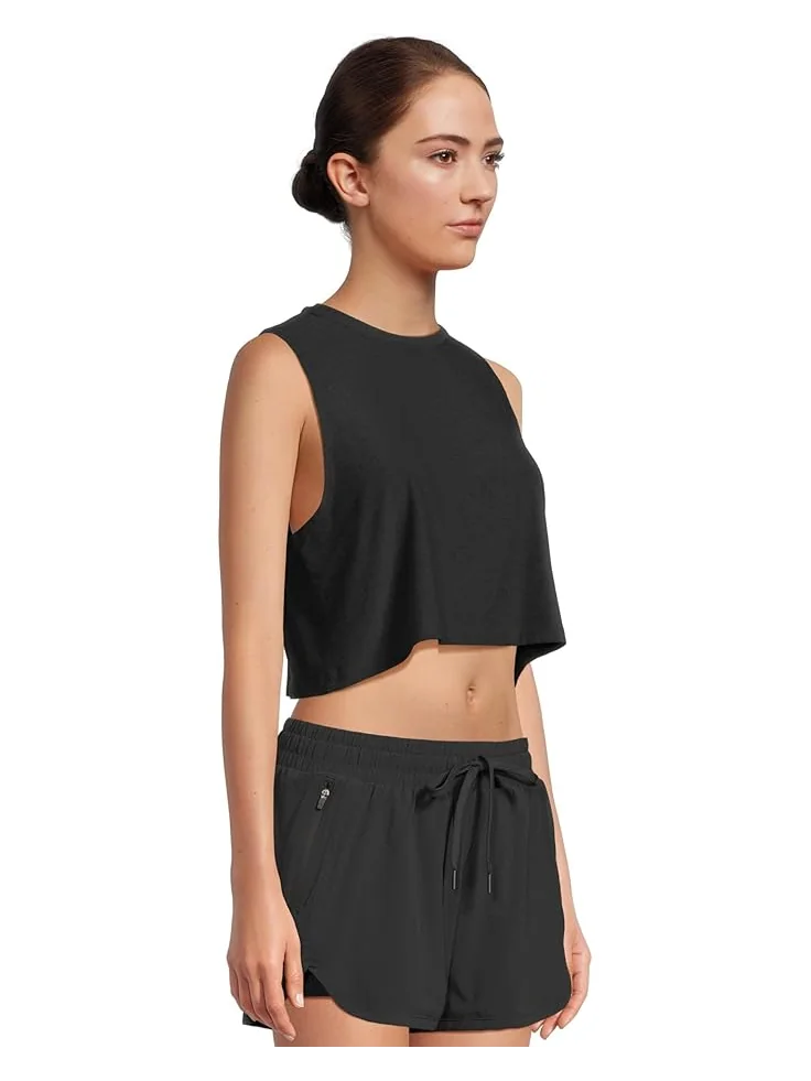 Топ Beyond Yoga Featherweight Balance Cropped Tank — изображение 2 из 5, самая темная ночь