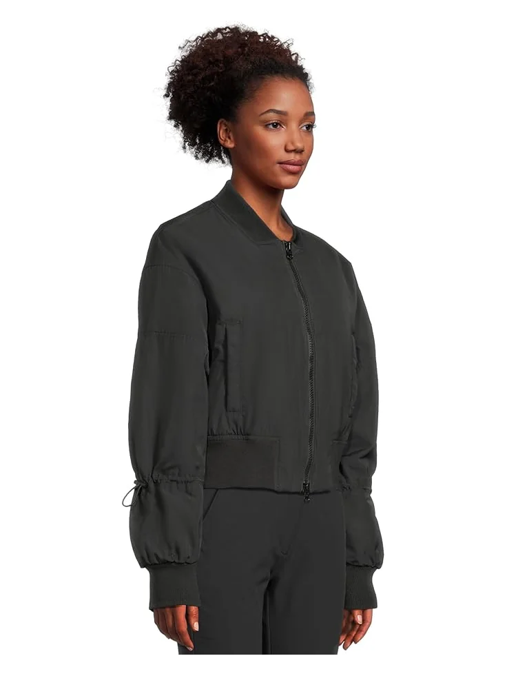Куртка adidas By Stella Mccartney Truenature Woven Bomber Cropped Jacket — изображение 2 из 5, черный