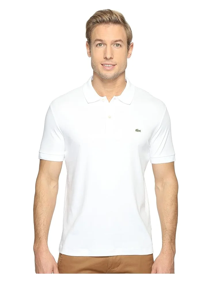 Поло Lacoste Ultra Soft Cotton Pima Jersey Polo Shirt — изображение 1 из 4, белый