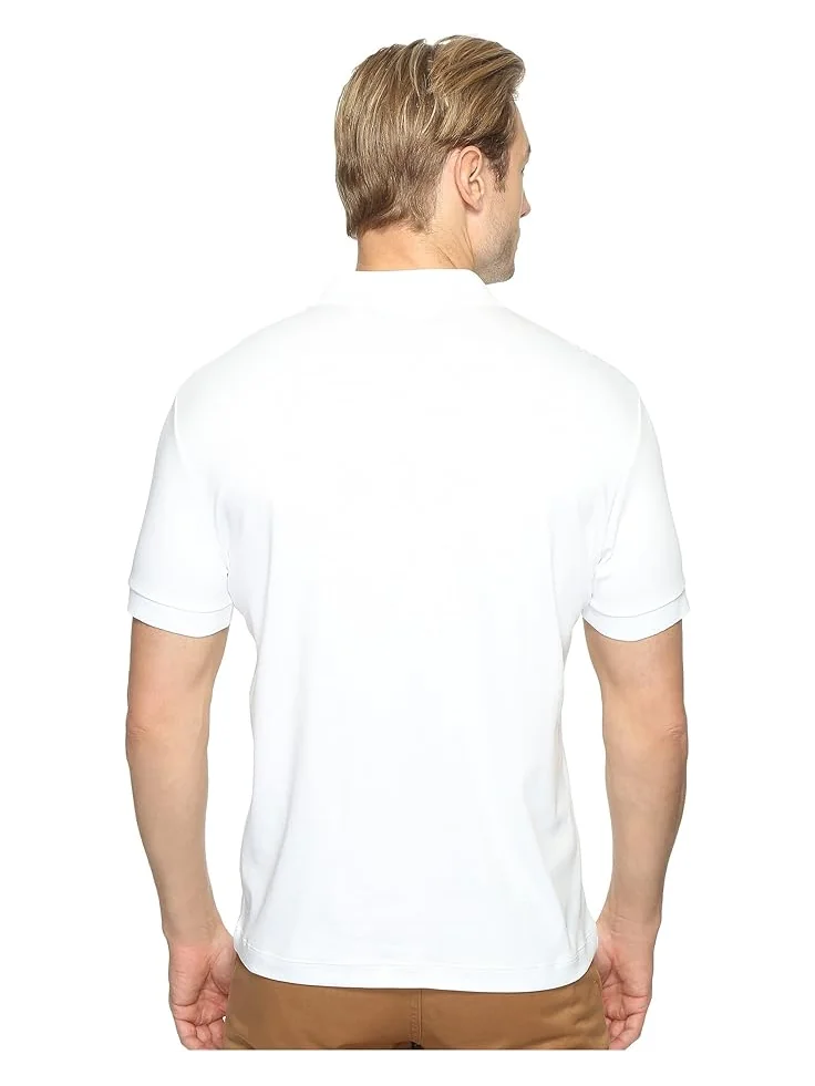 Поло Lacoste Ultra Soft Cotton Pima Jersey Polo Shirt — изображение 3 из 4, белый