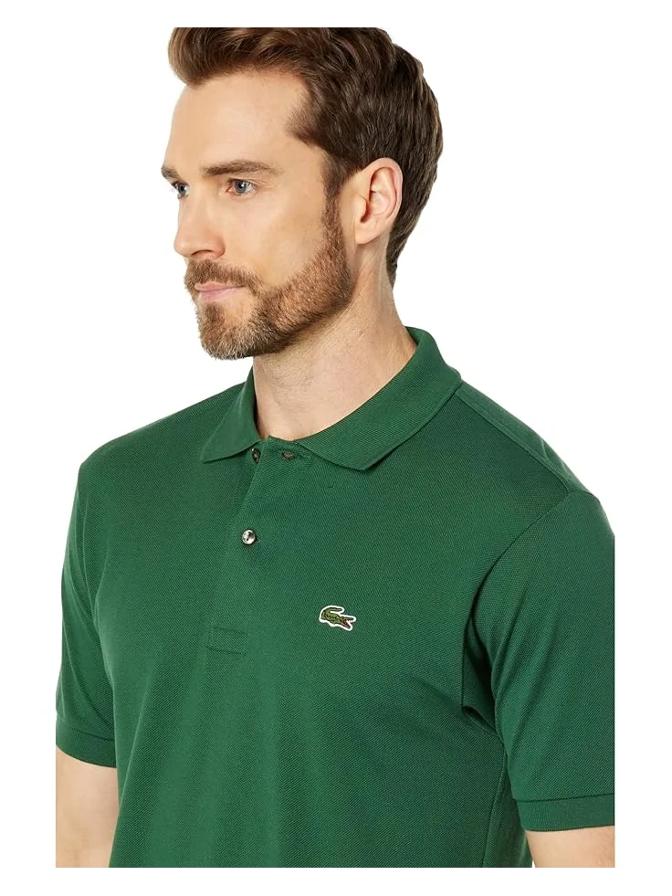 Поло Lacoste Short Sleeve Classic Pique Polo Shirt — изображение 3 из 4, зеленый