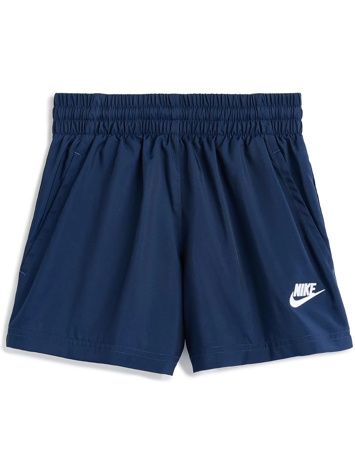 Тканые шорты Sportswear Club 4,5 дюйма Nike Kids — изображение 1 из 3, темно-синий/белый
