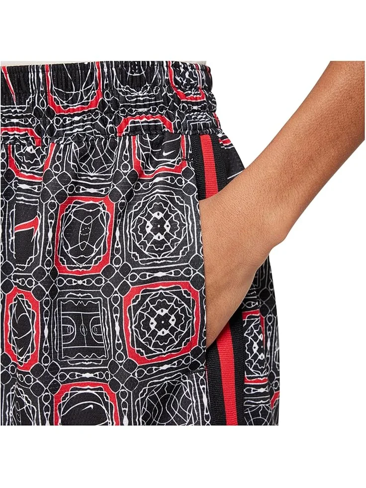 Шорты Nike Kids DNA Dri-FIT 5" Patterned Basketball Shorts — изображение 3 из 6, красный/белый