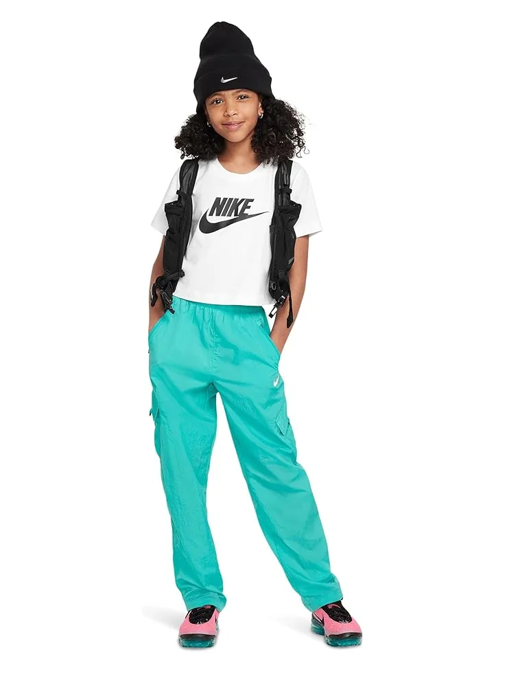 Футболка Nike Kids Cropped Futura T-Shirt — изображение 4 из 4, белый