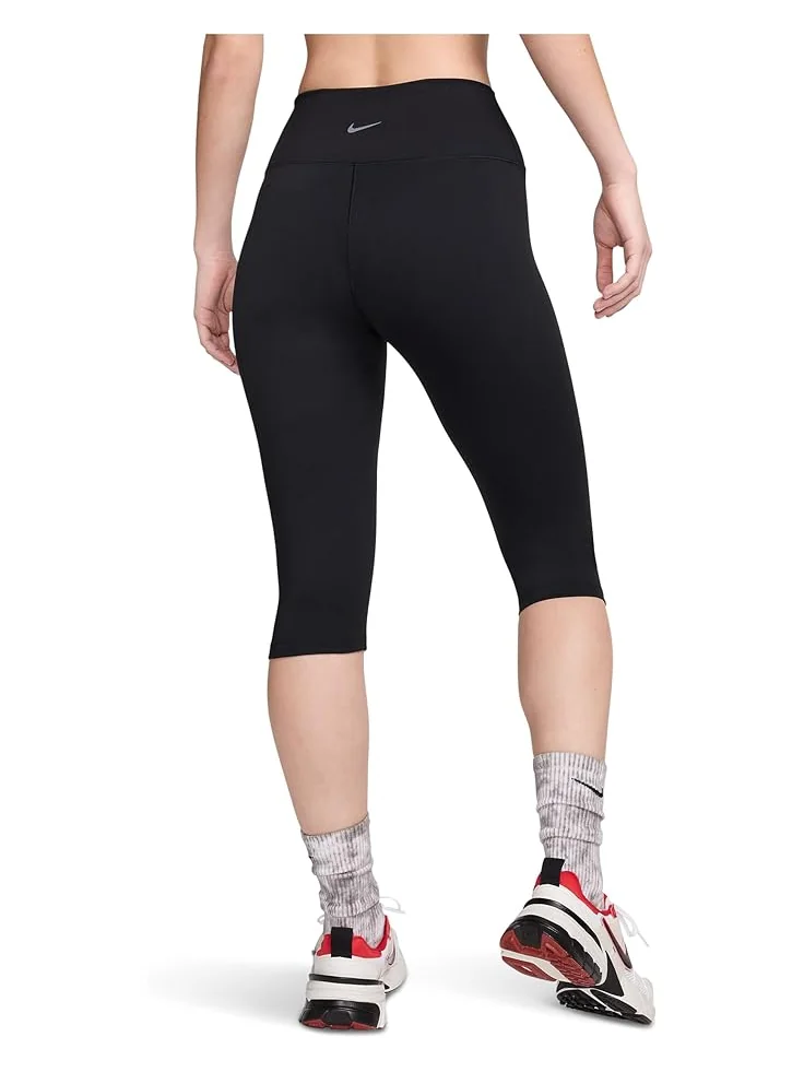 Брюки Nike Dri-fit One High-waisted Capri Leggings — изображение 2 из 3, черный