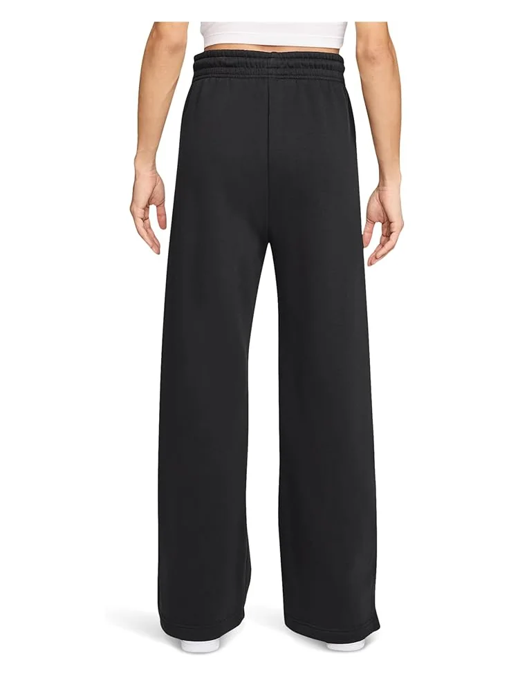Брюки Nike Sportswear Phoenix Fleece High-waisted Wide-leg Pants — изображение 2 из 3, черный