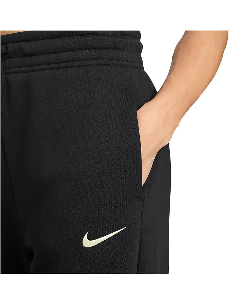 Брюки Nike Sportswear Phoenix Fleece High-waisted Wide-leg Pants — изображение 3 из 3, черный