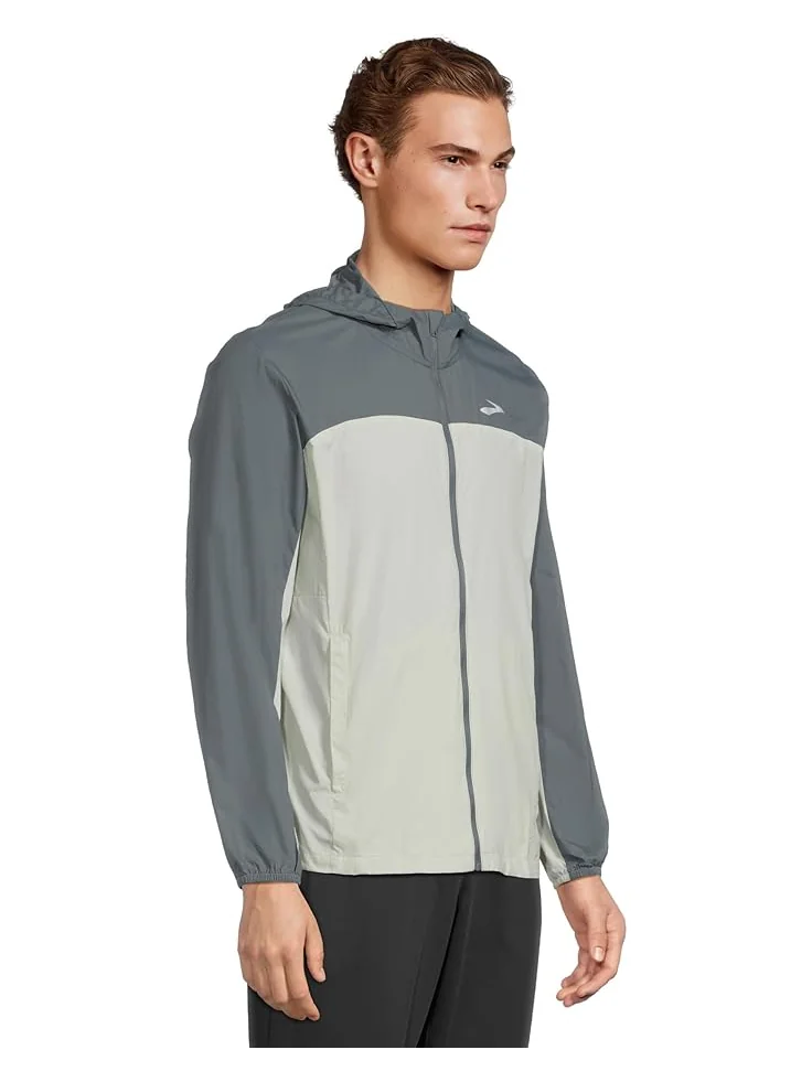 Мужская куртка Brooks Canopy Packable — изображение 2 из 5, дымчато-серый