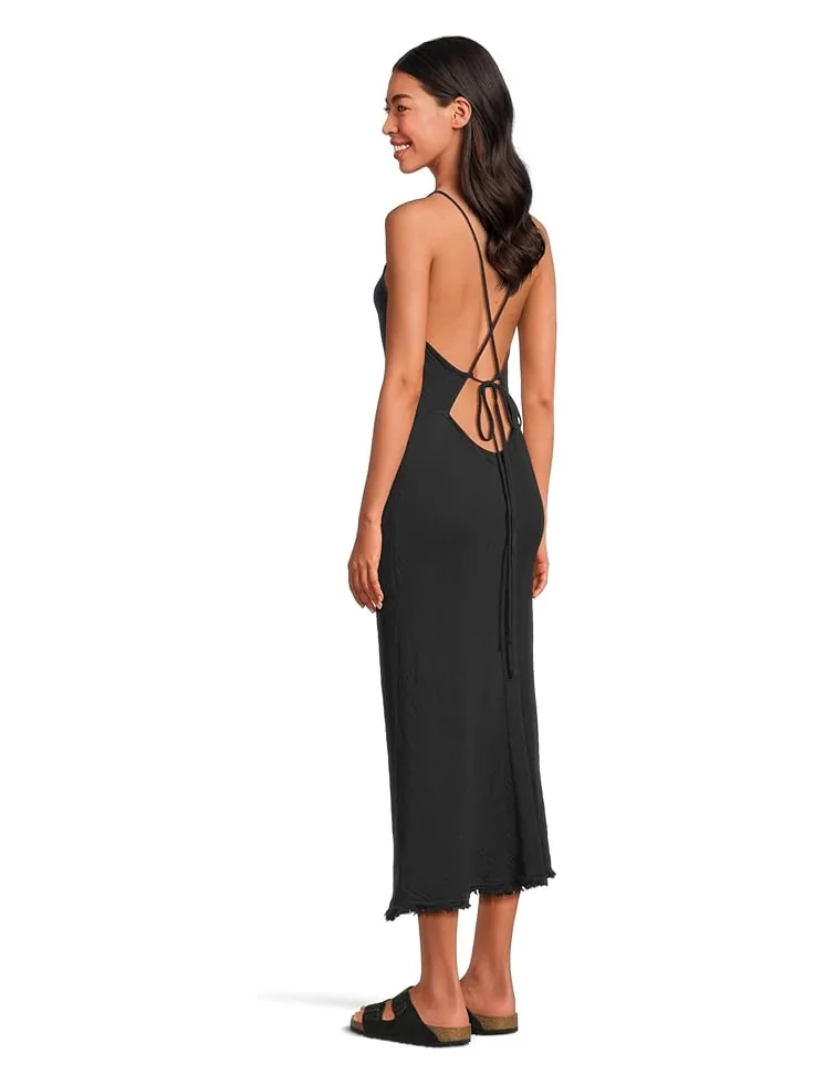 Платье Prana Hideaways Dress — изображение 3 из 4, черный