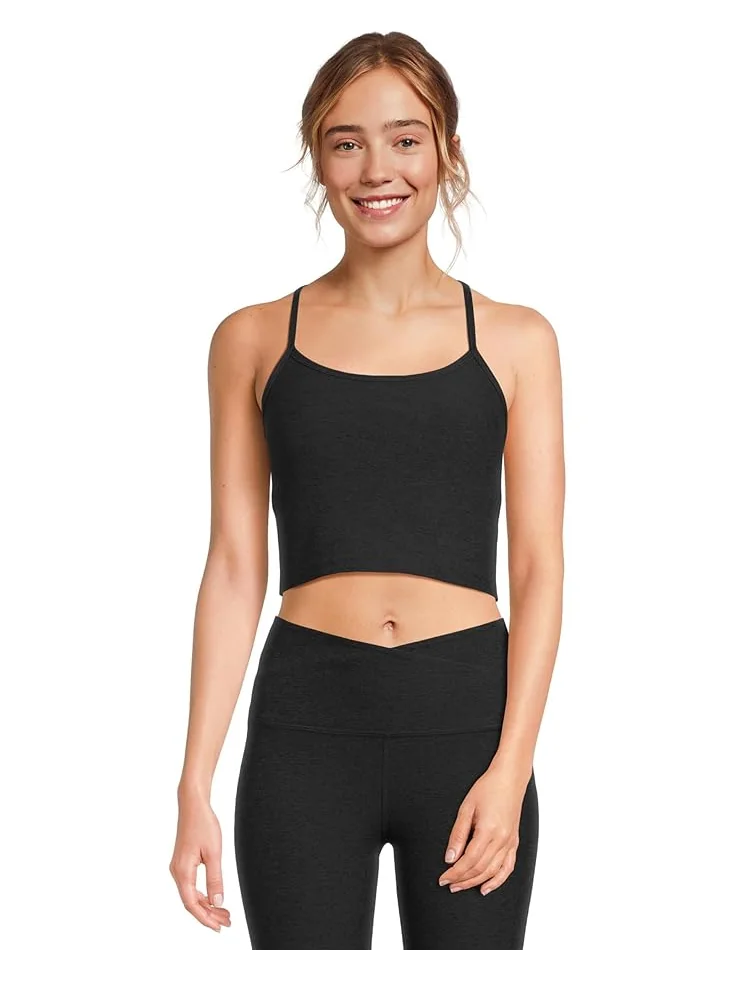 Топ Beyond Yoga Spacedye Slim Racerback Cropped Tank — изображение 1 из 1, самая темная ночь