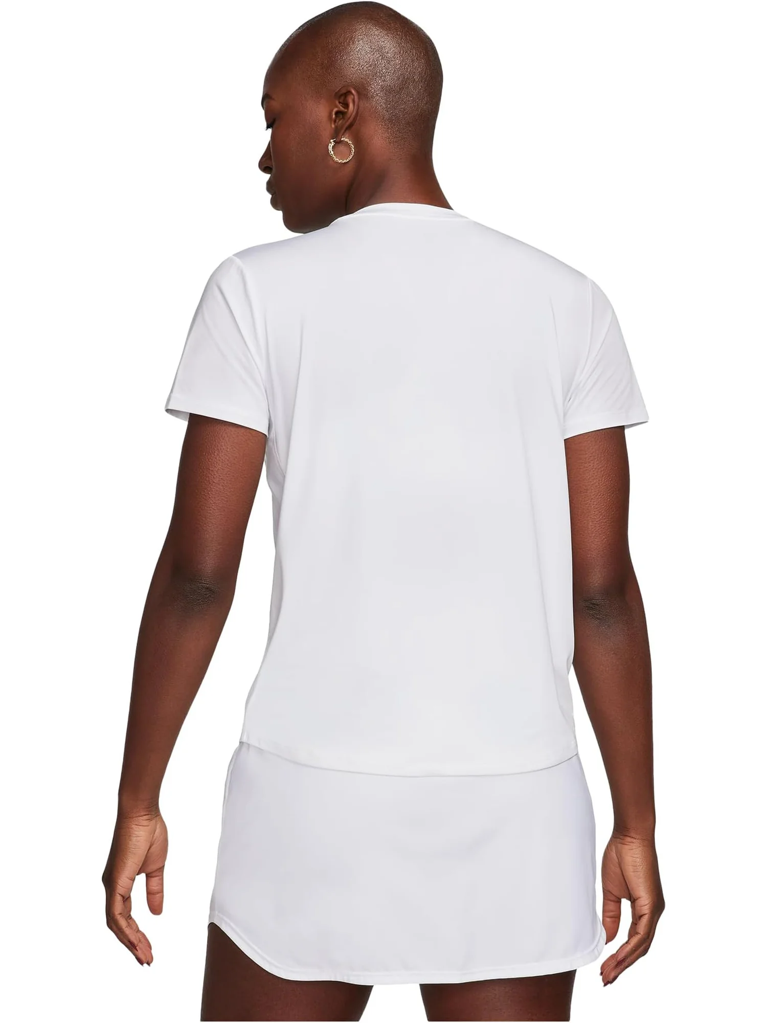 Топ Nike One Classic Dri-fit Short-sleeve Top — изображение 2 из 4, белый