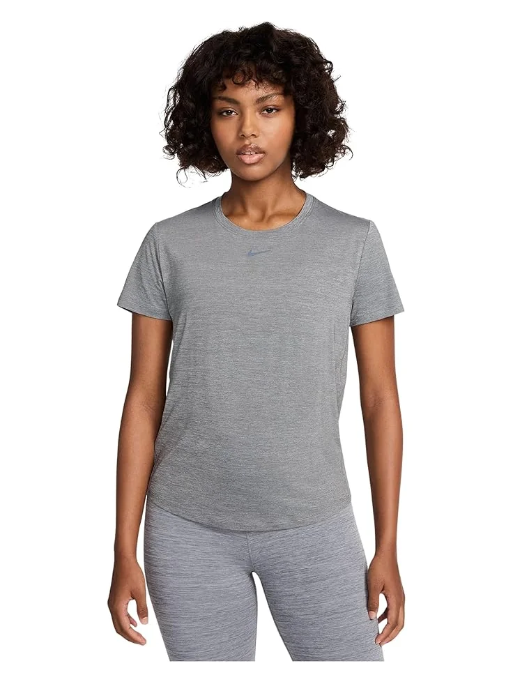 Топ Nike One Classic Dri-fit Short-sleeve Top — изображение 1 из 5, серый