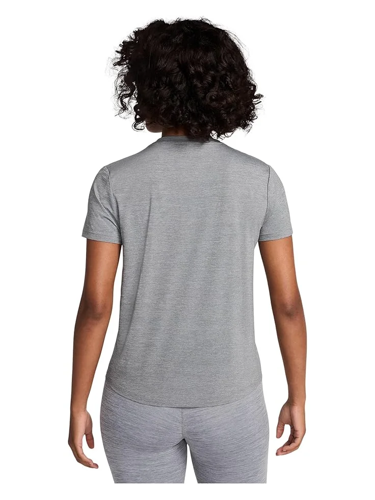 Топ Nike One Classic Dri-fit Short-sleeve Top — изображение 2 из 5, серый