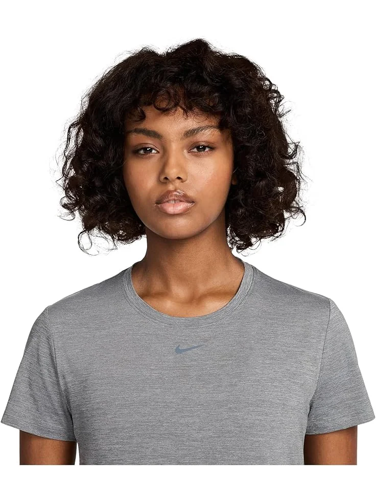 Топ Nike One Classic Dri-fit Short-sleeve Top — изображение 3 из 5, серый