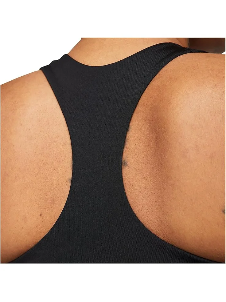 Топ Nike Dri-fit Swoosh Bra Tank — изображение 3 из 5, черный/черный/белый