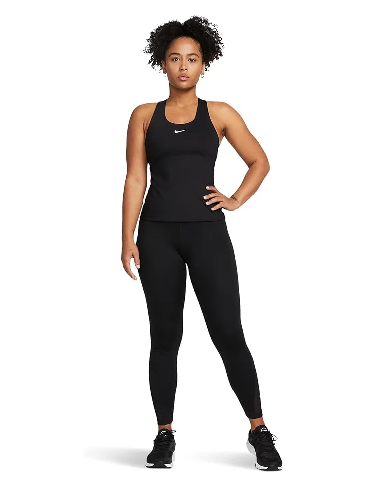 Топ Nike Dri-fit Swoosh Bra Tank — изображение 5 из 5, черный/черный/белый