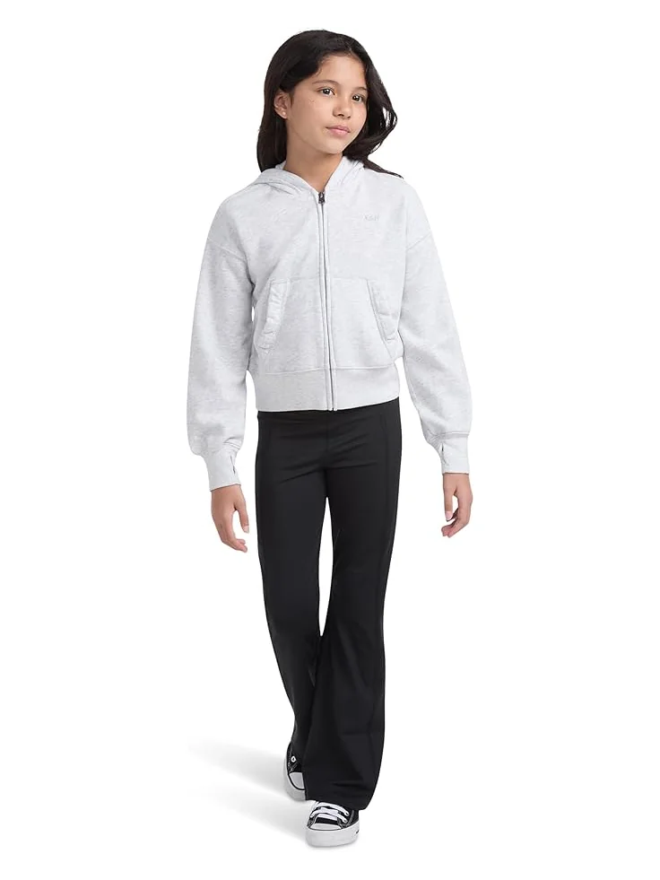 Худи abercrombie kids Essential Full Zip Hoodie — изображение 3 из 3, светлый серый