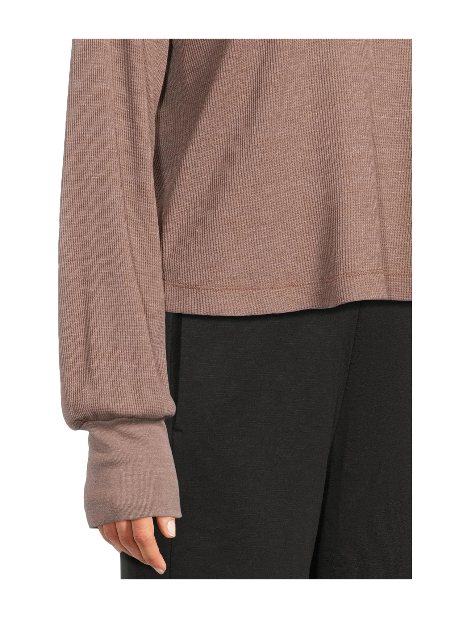 Топ Michael Stars Norma Mock Neck Pullover — изображение 4 из 5, булыжник серый