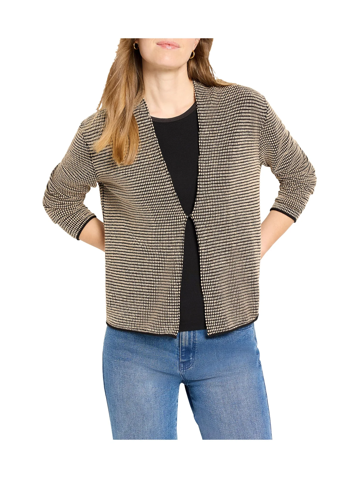 Свитер NIC+ZOE Pixel Hooked Up Cardigan — изображение 1 из 4, мульти