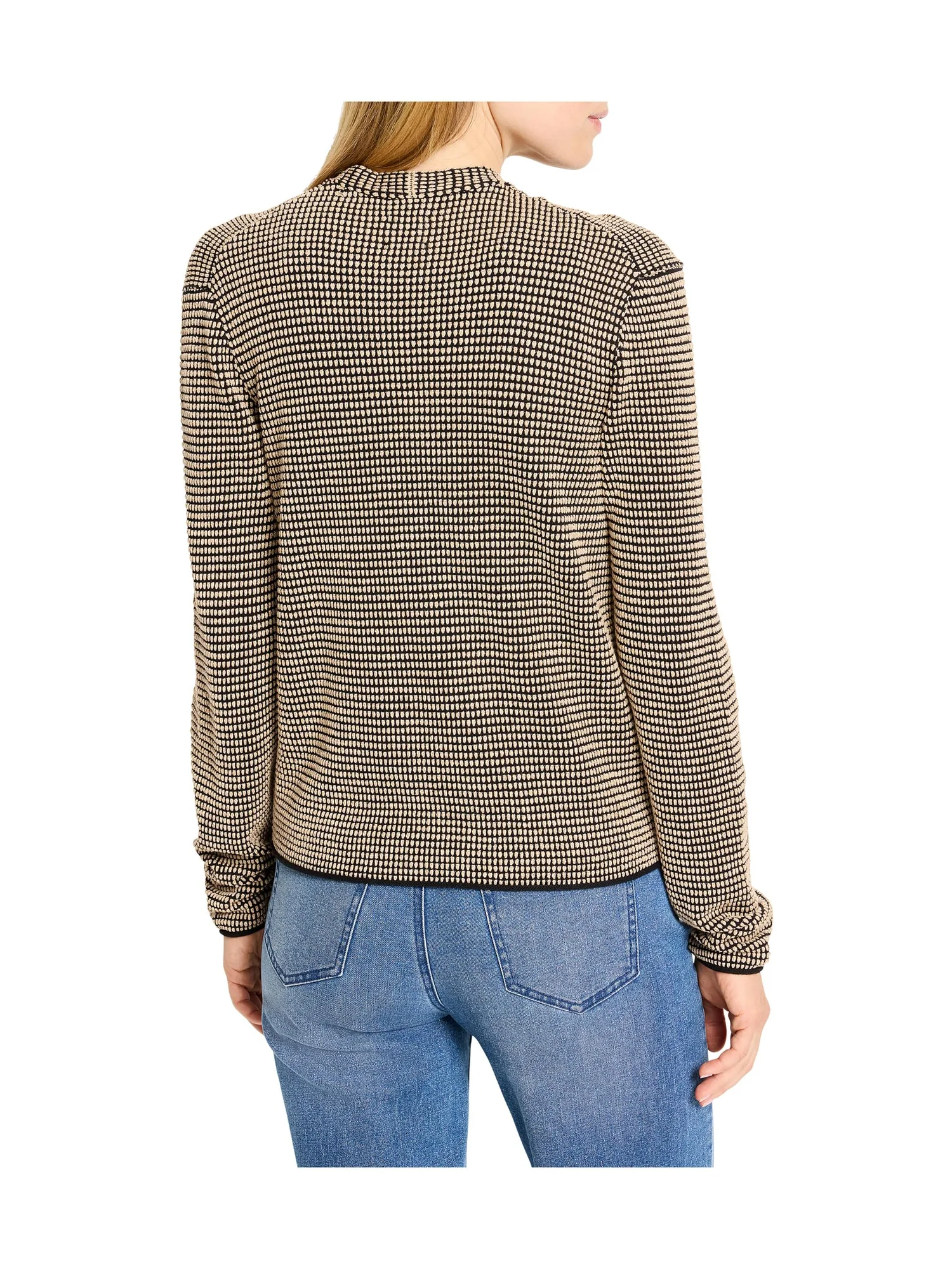 Свитер NIC+ZOE Pixel Hooked Up Cardigan — изображение 3 из 4, мульти