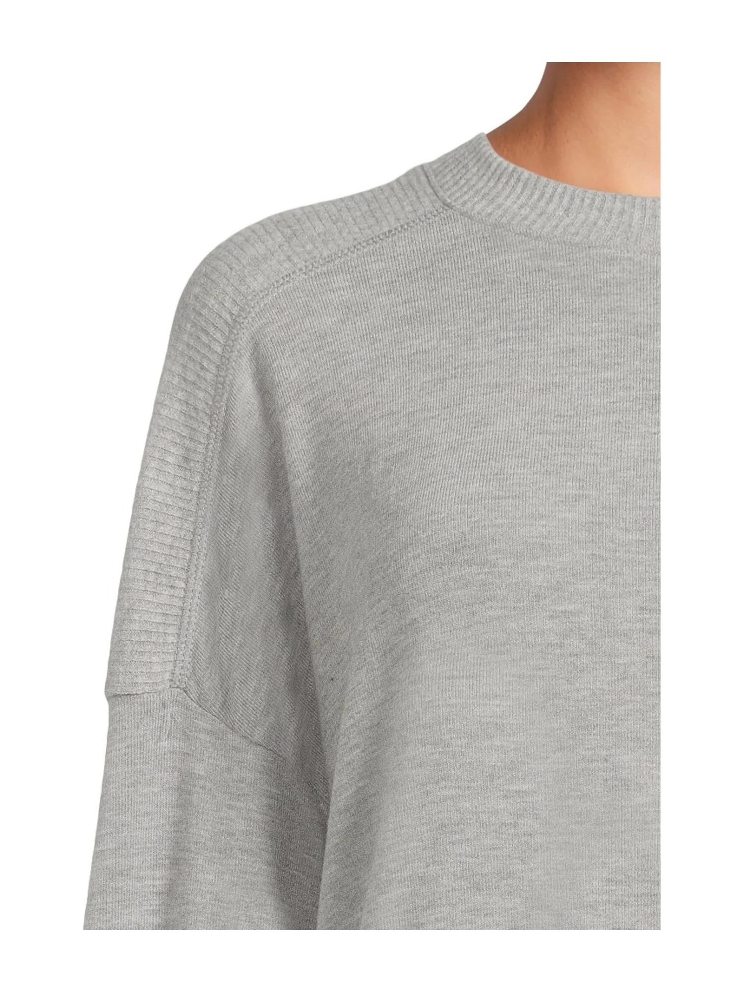 Свитер Michael Stars Marty Crew Neck Pullover — изображение 4 из 5, серый