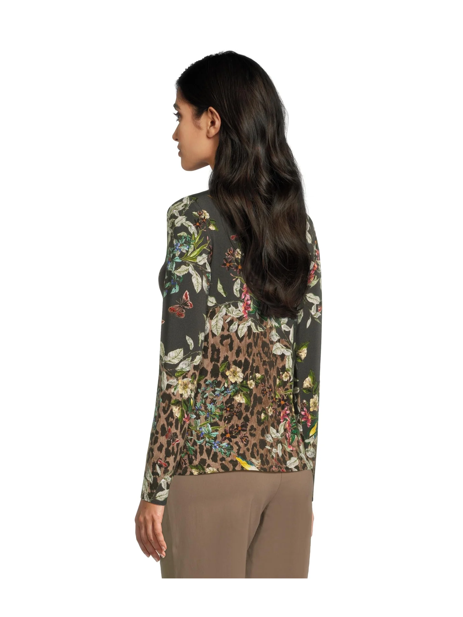 Топ Johnny Was The Janie Favorite Keyhole Top — изображение 3 из 5, серый