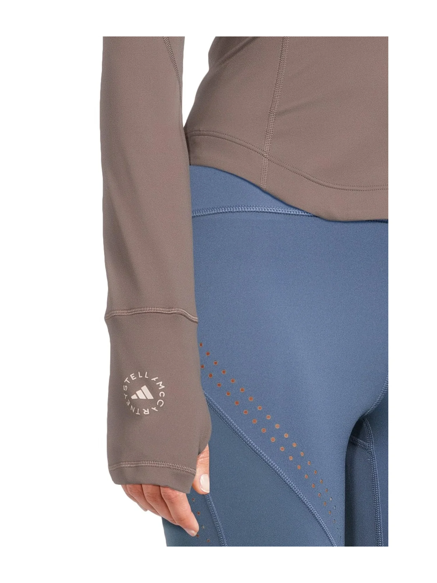 Топ adidas by Stella McCartney Training Midlayer JW4553 — изображение 4 из 5, темно-серый