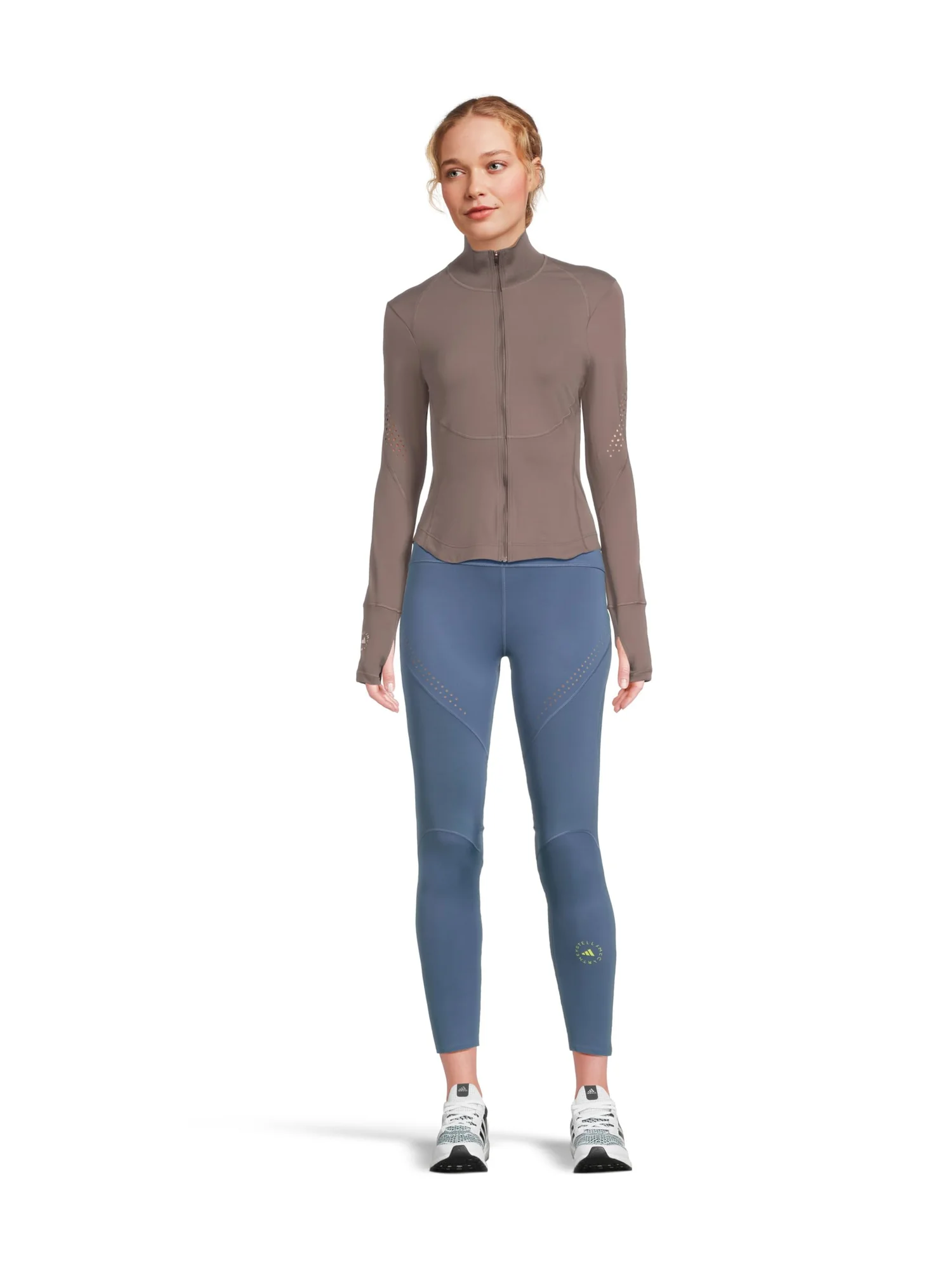 Топ adidas by Stella McCartney Training Midlayer JW4553 — изображение 5 из 5, темно-серый