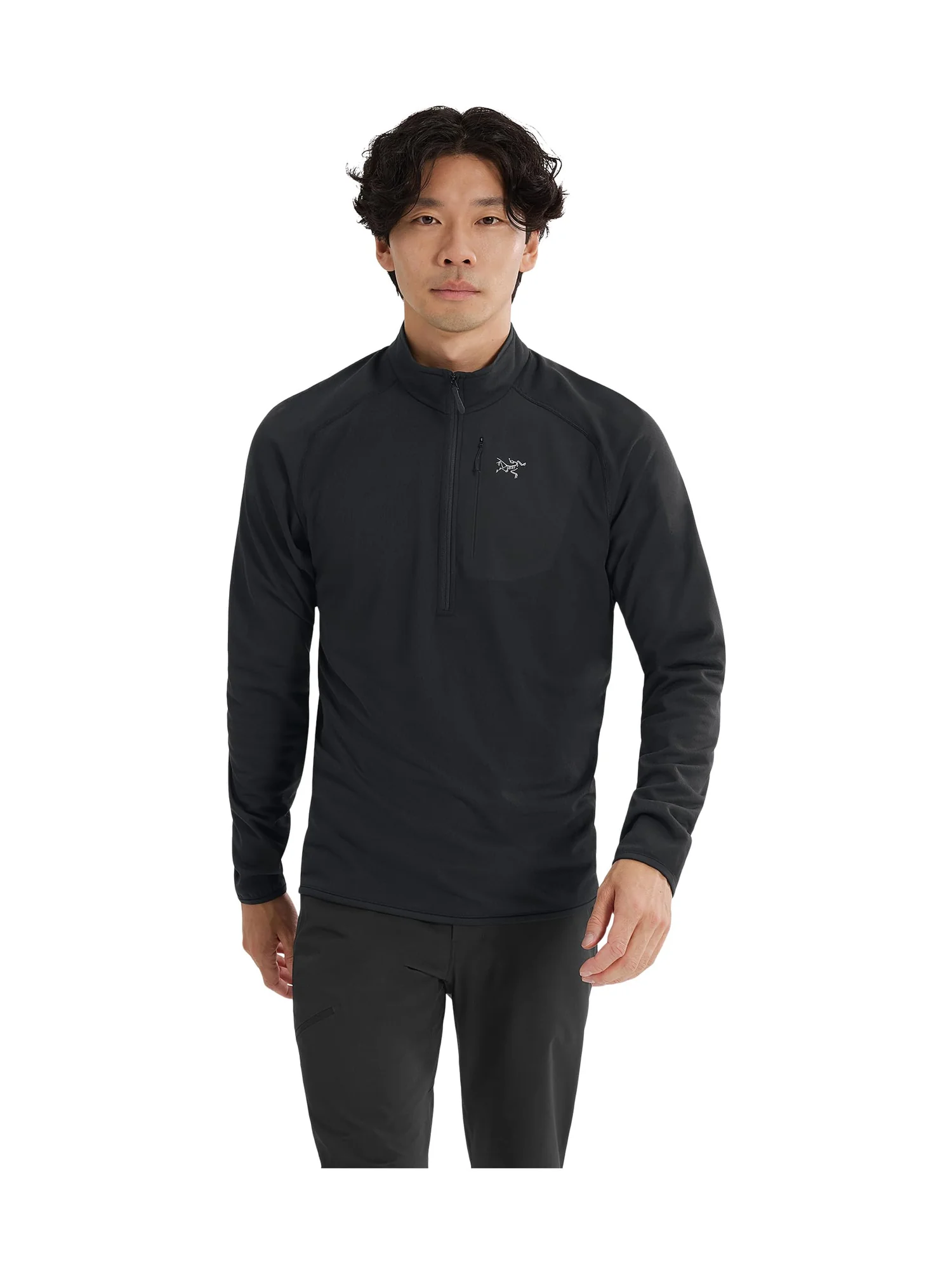 Куртка Arc'teryx Delta 1/2 Zip — изображение 1 из 3, черный