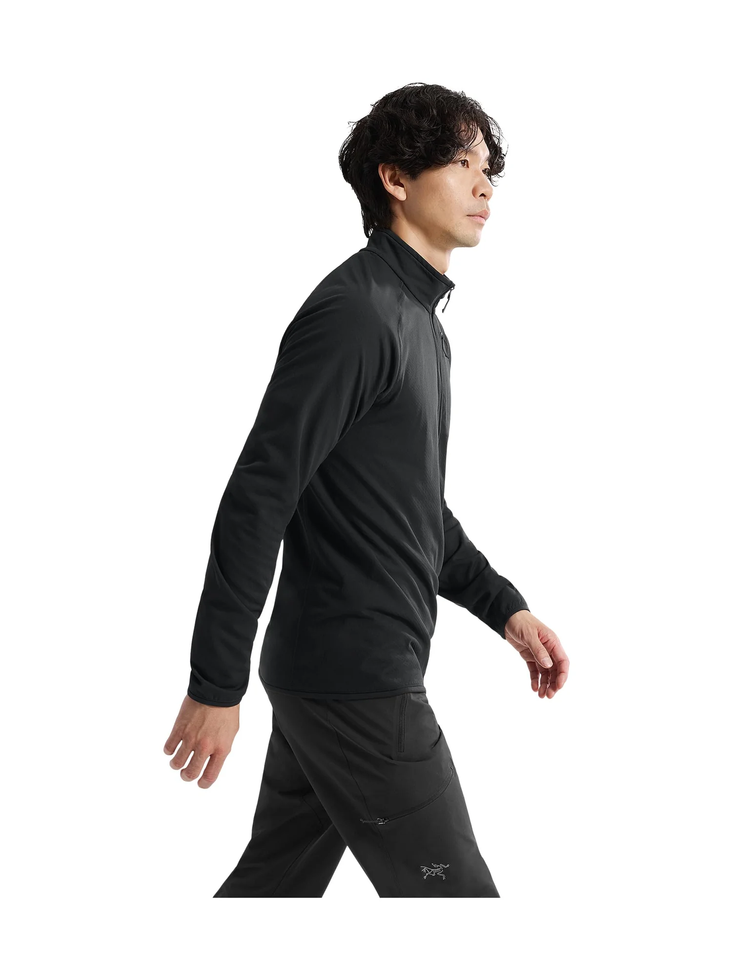 Куртка Arc'teryx Delta 1/2 Zip — изображение 2 из 3, черный