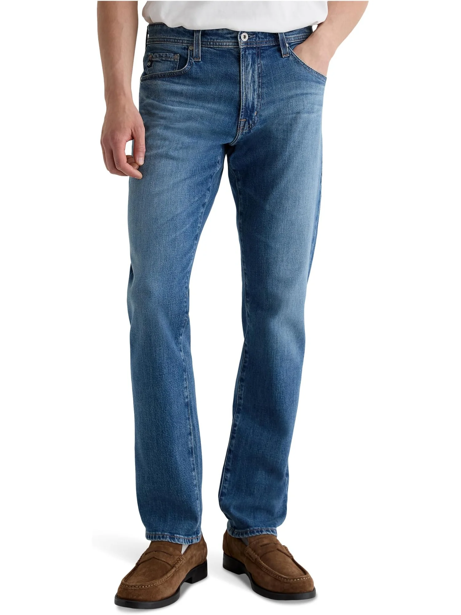 Джинсы AG Jeans Graduate Tailored Leg Jeans In Ashfield, цвет Ashfield — изображение 1 из 6
