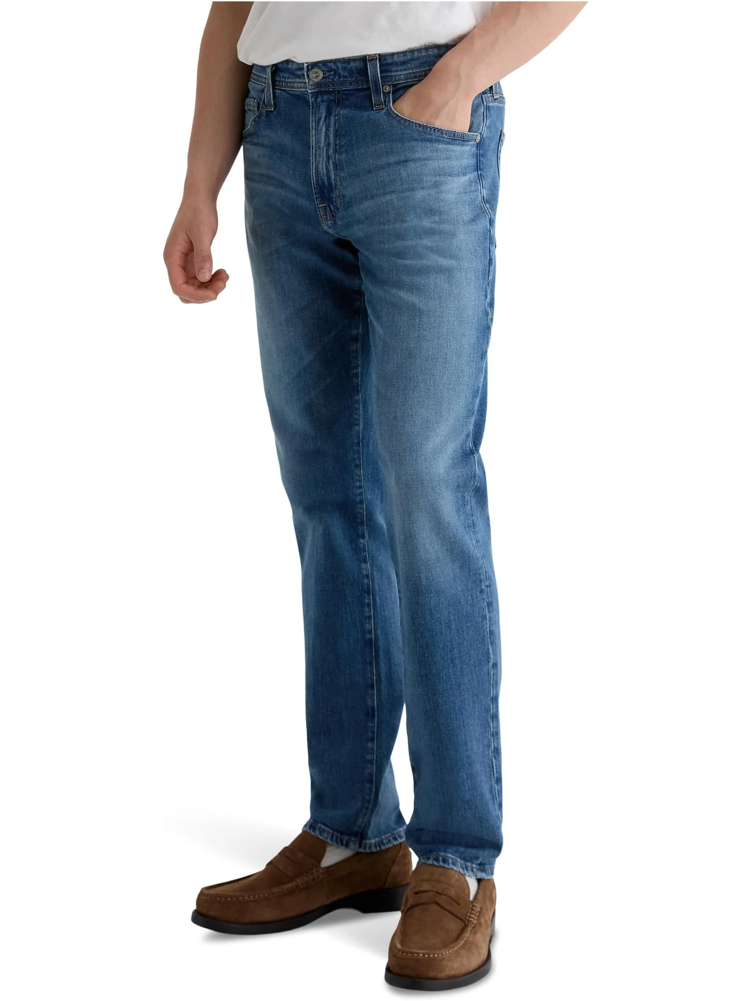 Джинсы AG Jeans Graduate Tailored Leg Jeans In Ashfield, цвет Ashfield — изображение 2 из 6