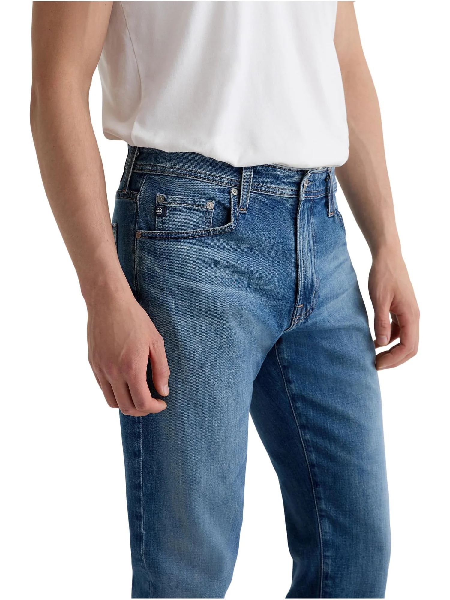 Джинсы AG Jeans Graduate Tailored Leg Jeans In Ashfield, цвет Ashfield — изображение 4 из 6