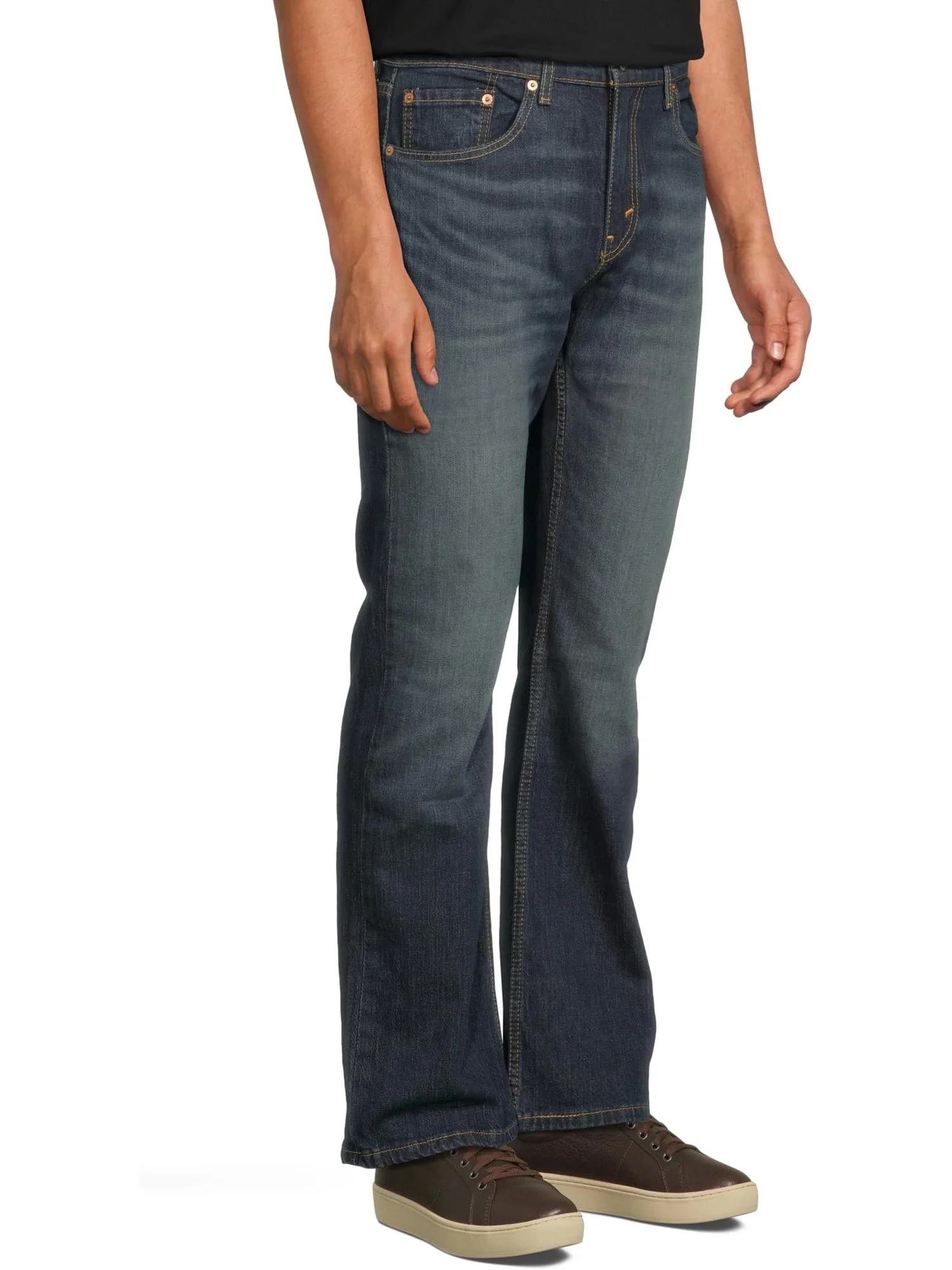 Джинсы Levi's Mens 527 Slim Boot Cut, цвет Comin Round The Mountain — изображение 2 из 5